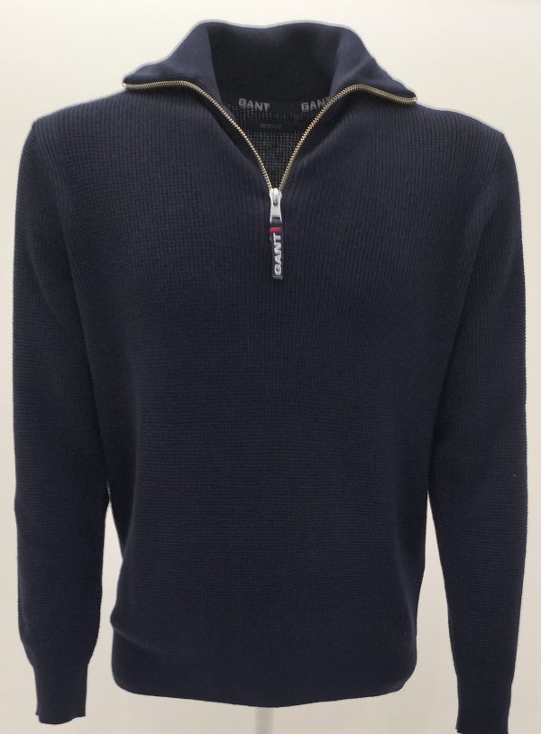 Gant Waffle rib haf zip
